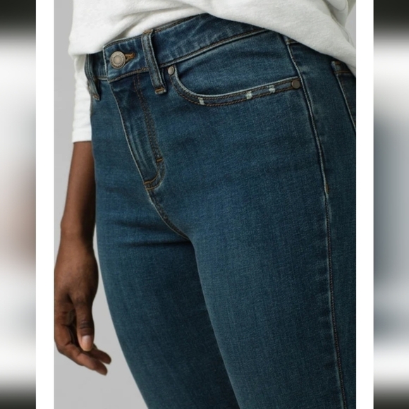 💚HP💚NWT prAna Sienna Jean Mid Rise in True Blue - Picture 3 of 11